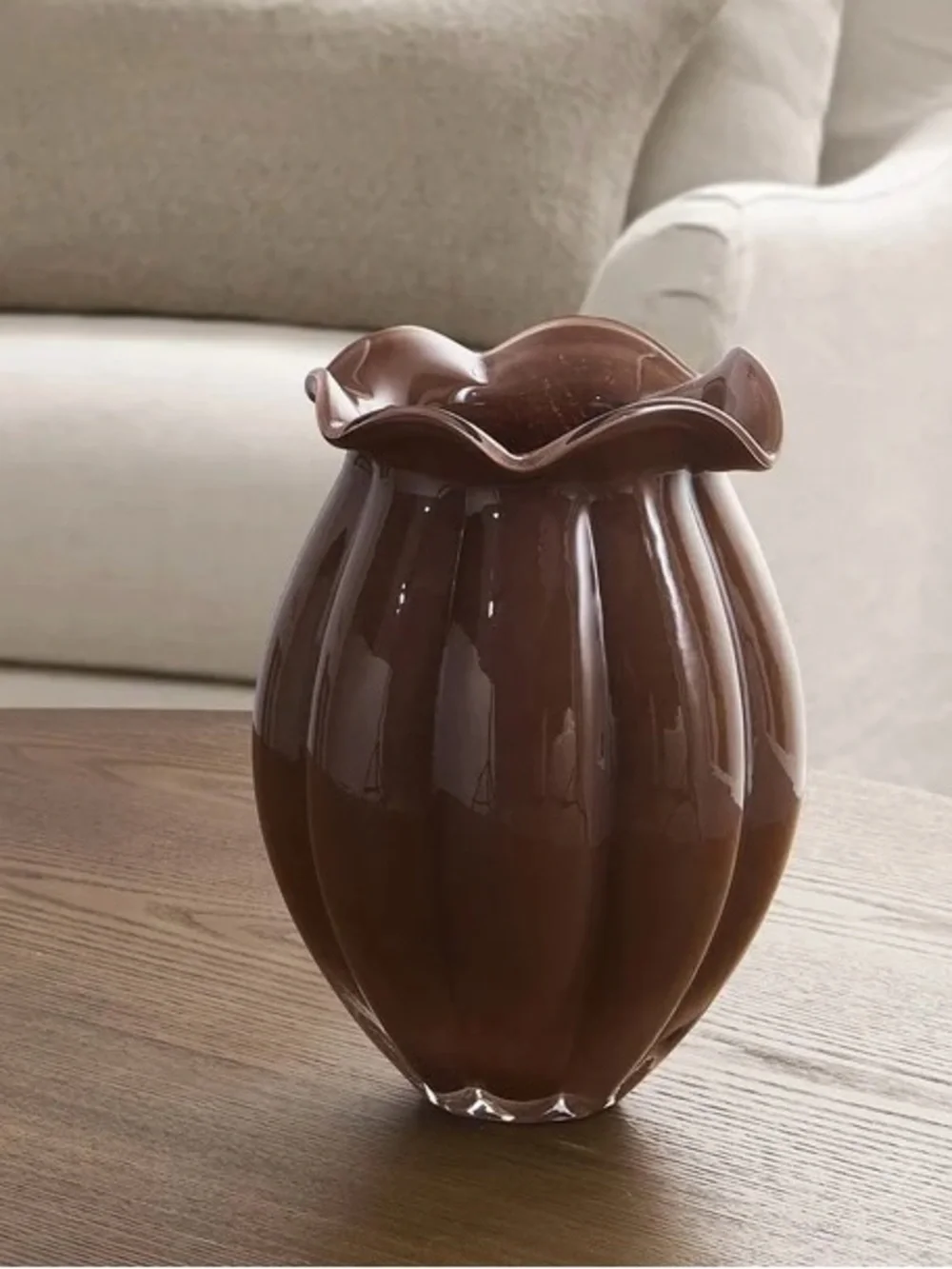 New Brown Farmhouse Decorative Vase